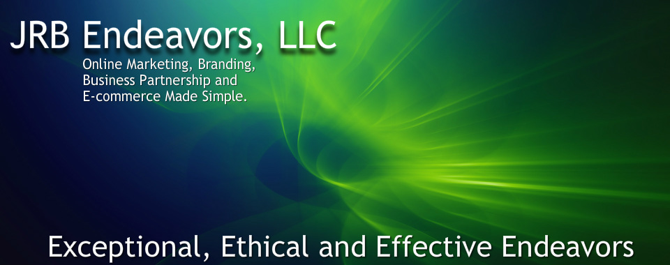 JRB ENDEAVORS LLC image - tagline: exceptional, ethical and effective endeavors